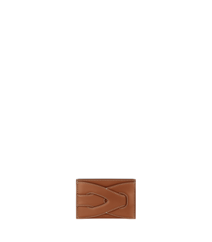 Polène Nodde Card Holder - Cognac - view 1