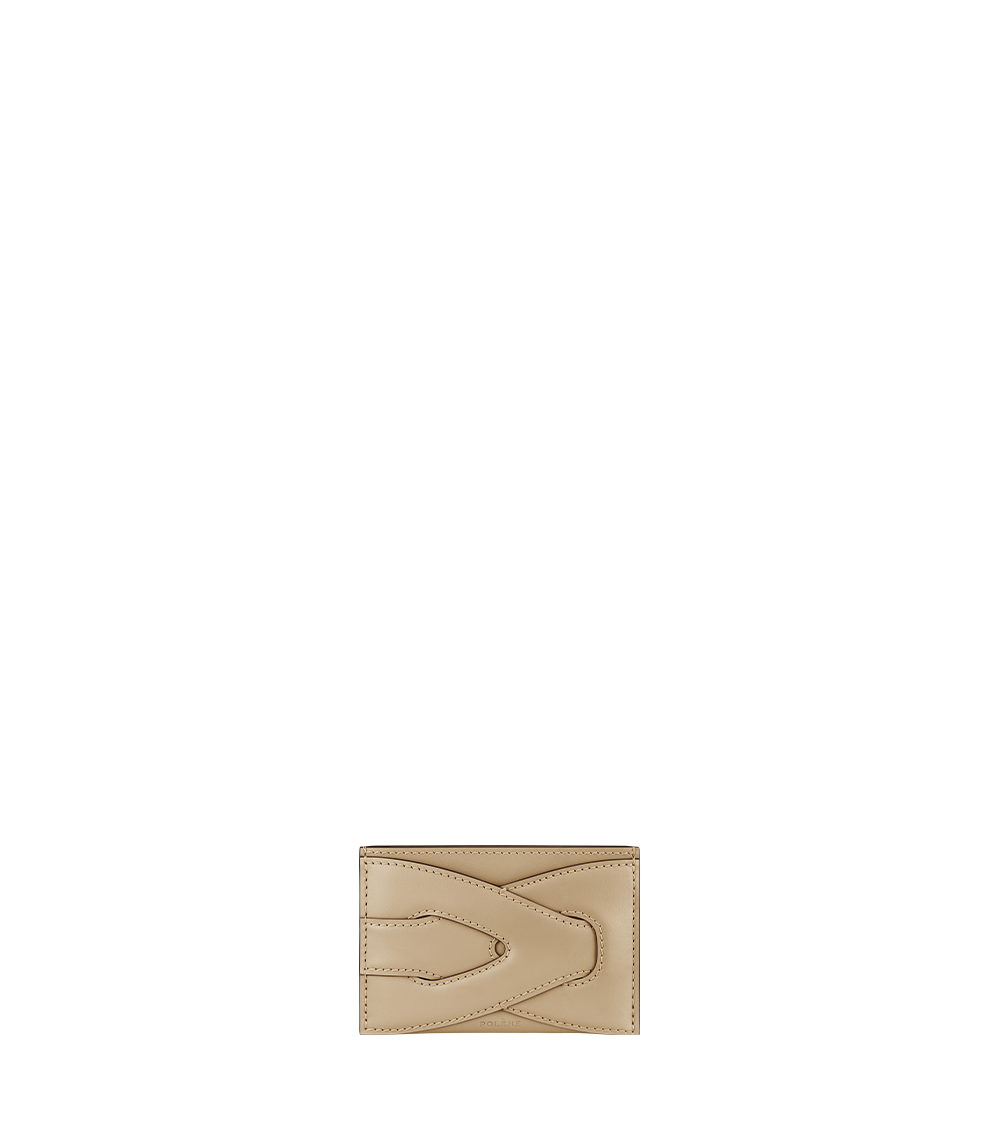 Polène Nodde Card Holder - Sand
