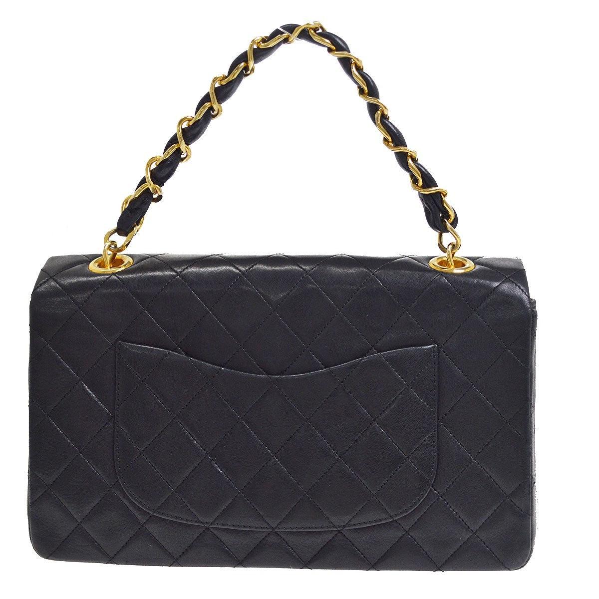 Vintage Classic Double Flap Bag Quilted Lambskin Medium