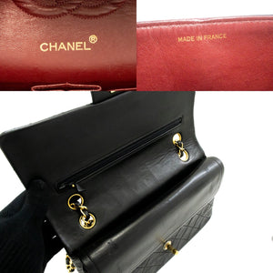 Chanel Vintage Classic Double Flap Bag Quilted Lambskin Medium - view 10
