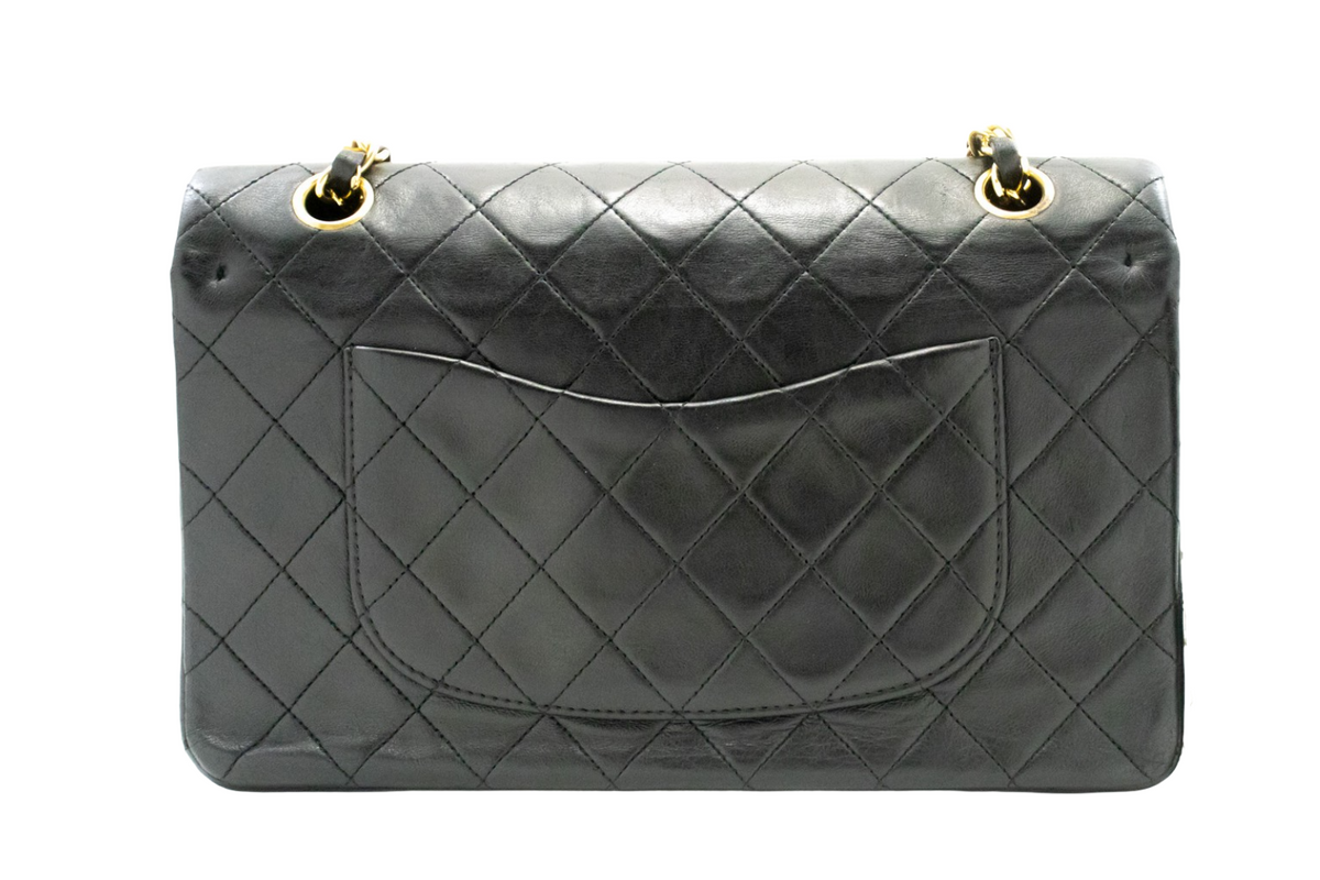 Vintage Classic Double Flap Bag Quilted Lambskin Medium