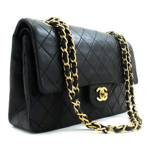 Chanel Vintage Classic Double Flap Bag Quilted Lambskin Medium - view 3