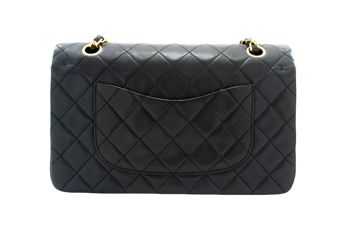 Vintage Classic Double Flap Bag Quilted Lambskin Medium