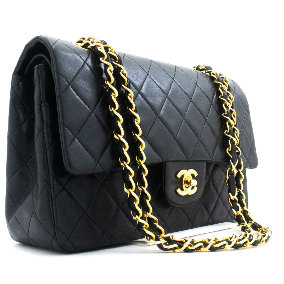 Vintage Classic Double Flap Bag Quilted Lambskin Medium